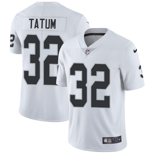 Nike Raiders #32 Jack Tatum White Men's Stitched NFL Vapor Untouchable Limited Jersey - Click Image to Close